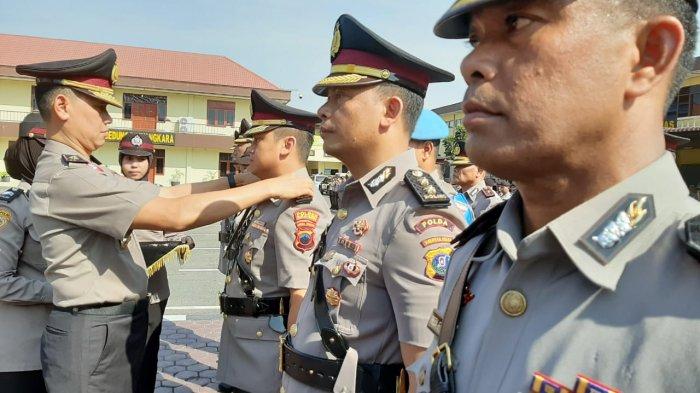 kapolrestabes medan pimpin serah terima jabatan kasat jajaran